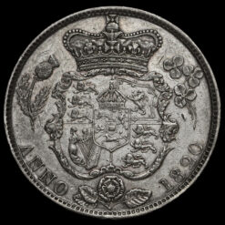 1820 George IV Milled Silver Half Crown Reverse