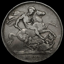 1822 George IV Milled Silver Tertio Crown Reverse