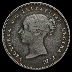 1838 Queen Victoria Young Head Silver Maundy Fourpence Obverse