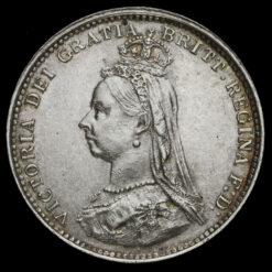 1887 Queen Victoria Jubilee Head Silver Threepence Obverse