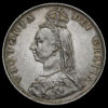 1887 Queen Victoria Jubilee Head Silver Florin Obverse