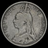 1890 Queen Victoria Jubilee Head Silver Florin Obverse