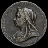 1897 Queen Victoria Official Diamond Jubilee Silver Medal Obverse