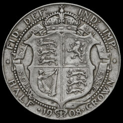 1908 Edward VII Silver Half Crown Reverse