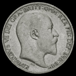 1908 Edward VII Silver Sixpence Obverse