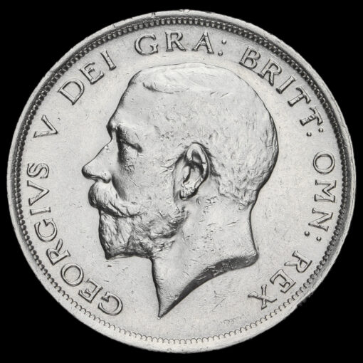 1916 George V Silver Half Crown Obverse