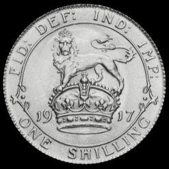 1917 George V Silver Shilling Reverse