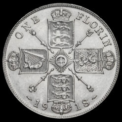 1918 George V Silver Florin Reverse