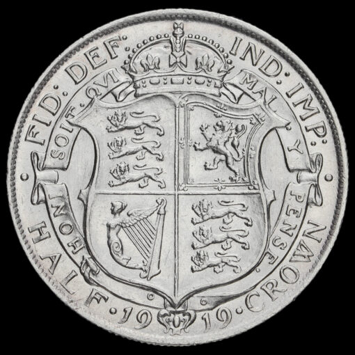 1919 George V Silver Half Crown Reverse