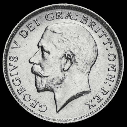 1919 George V Silver Sixpence Obverse