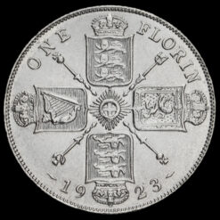 1923 George V Silver Florin Reverse