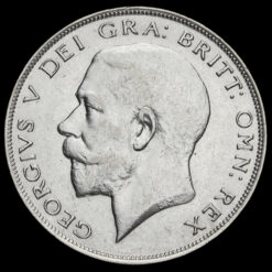 1924 George V Silver Half Crown Obverse
