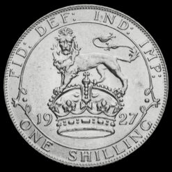 1927 George V Silver Shilling Reverse