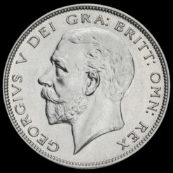 1928 George V Silver Half Crown Obverse