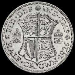 1928 George V Silver Half Crown Reverse