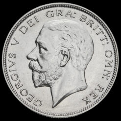 1930 George V Silver Half Crown Obverse