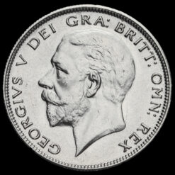 1931 George V Silver Half Crown Obverse