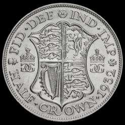 1932 George V Silver Half Crown Reverse