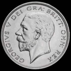 1933 George V Silver Half Crown Obverse