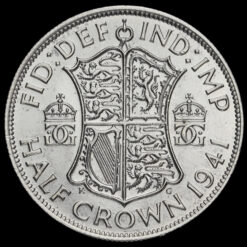 1941 George VI Silver Half Crown Reverse