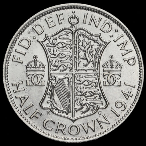 1941 George VI Silver Half Crown Reverse