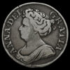 1714 Queen Anne Early Milled Silver Shilling Obverse