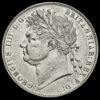 1821 George IV Milled Silver Half Crown Obverse