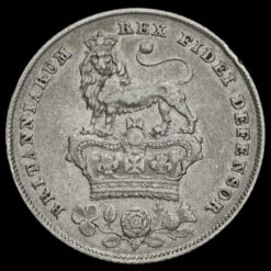 1826 George IV Milled Silver Shilling Reverse