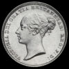 1853 Queen Victoria Young Head Silver Sixpence Obverse