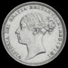 1880 Queen Victoria Young Head Silver Sixpence Obverse