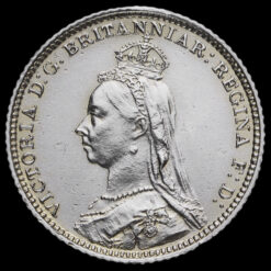 1888 Queen Victoria Jubilee Head Silver Groat Obverse