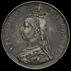 1888 Queen Victoria Double Florin Obverse
