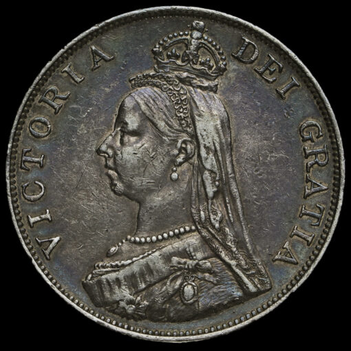 1888 Queen Victoria Double Florin Obverse
