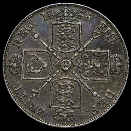 1888 Queen Victoria Double Florin Reverse