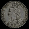 1890 Queen Victoria Jubilee Head Silver Crown Obverse