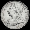 1894 Queen Victoria Veiled Head Silver Half Crown Obverse