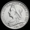 1897 Queen Victoria Veiled Head Silver Shilling Obverse