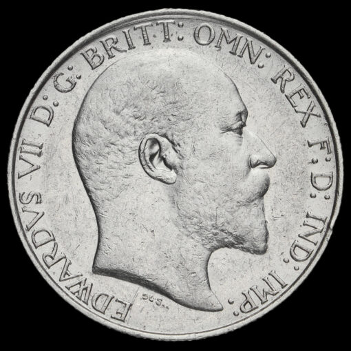 1902 Edward VII Silver Florin Obverse
