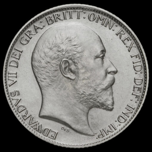 1902 Edward VII Silver Matt Proof Sixpence Obverse