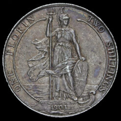 1903 Edward VII Silver Florin Reverse