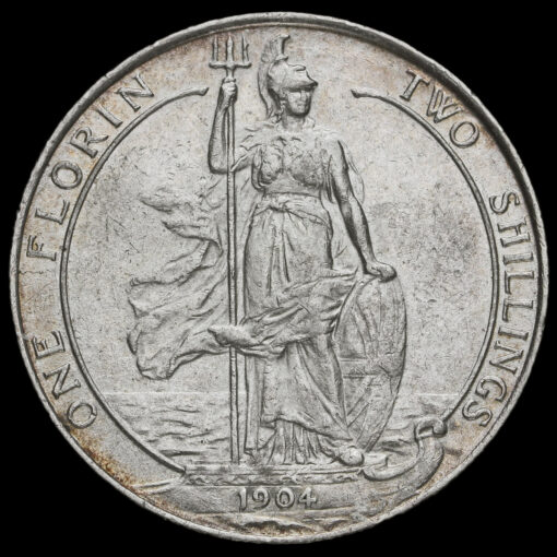 1904 Edward VII Silver Florin Reverse