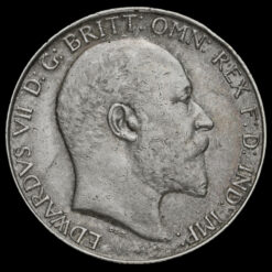 1906 Edward VII Silver Florin Obverse