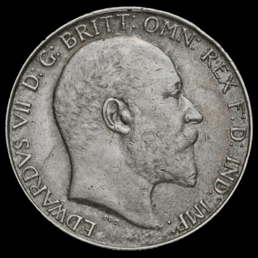1906 Edward VII Silver Florin Obverse