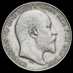 1908 Edward VII Silver Florin Obverse