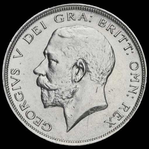 1913 George V Silver Half Crown Obverse
