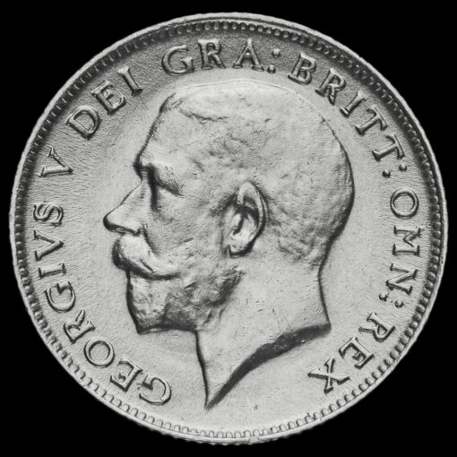 1919 George V Silver Sixpence Obverse