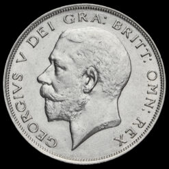 1923 George V Silver Half Crown Obverse