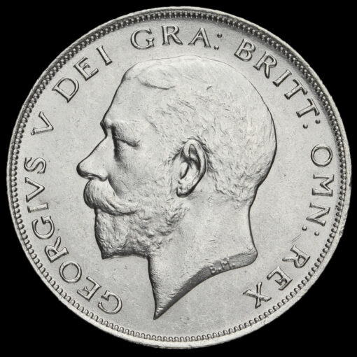 1923 George V Silver Half Crown Obverse