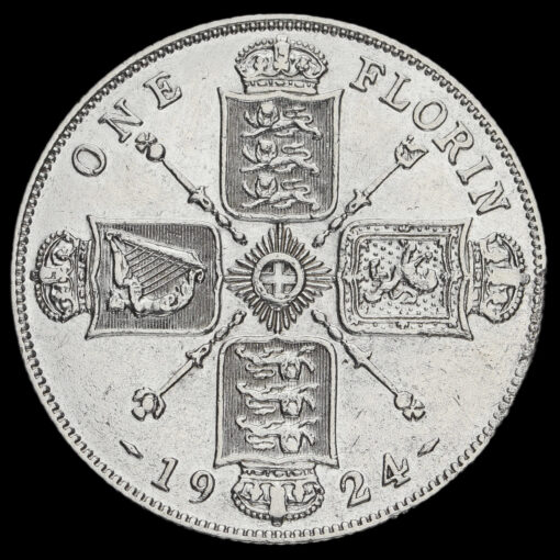 1924 George V Silver Florin Reverse