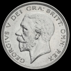 1927 George V Silver Half Crown Obverse